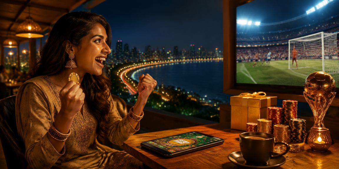 Player enjoying live casino on mobile in Mumbai